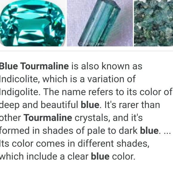 GENUINE BLUE TOURMALINE INDICOLITE .925 RING - Picture 10 of 15